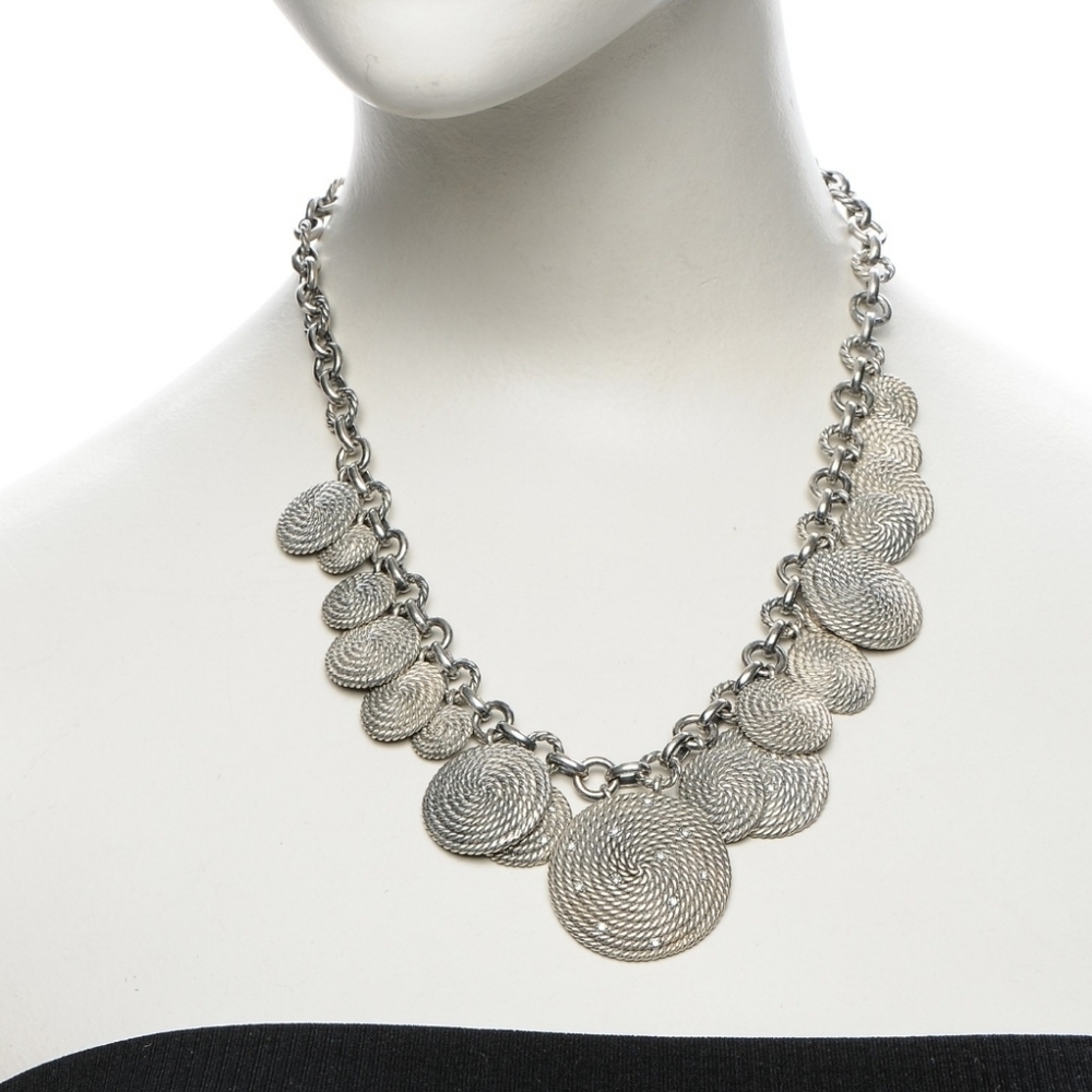 DAVID Yurman Cable Coil Necklace With Diamonds